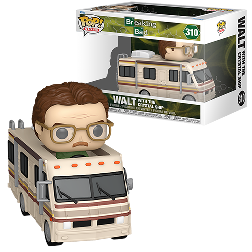 Funko Pop Television:Breaking Bad -Pop Rides Walt with the Crystal Ship