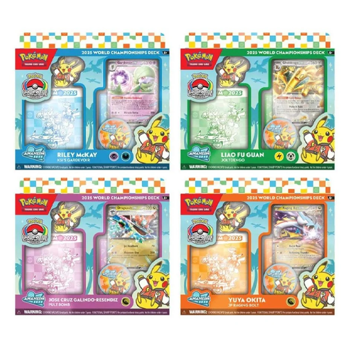 2025 Pokemon World Championship Decks (Choose Your Deck)