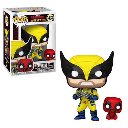 Funko Pop Marvel Movies :Deadpool & Wolverine (2024) - Love at First Fight Collection