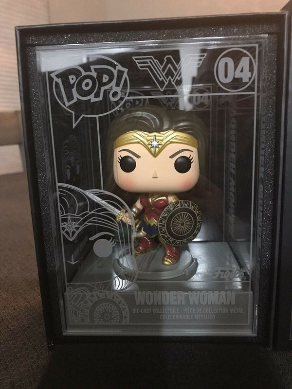 Funko DC Heroes POP! Die-Cast  : Wonder Woman Figure (funko Shop Exclusive)