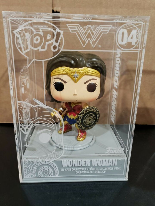 Funko DC Heroes POP! Die-Cast  : Wonder Woman Figure (funko Shop Exclusive)