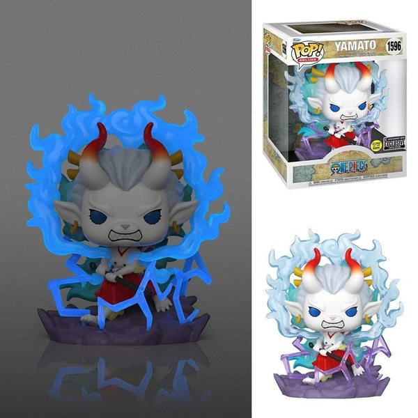 Funko Pop Animation -Deluxe 6 inch One Piece - Yamato (Beast Form) Glows In The Dark