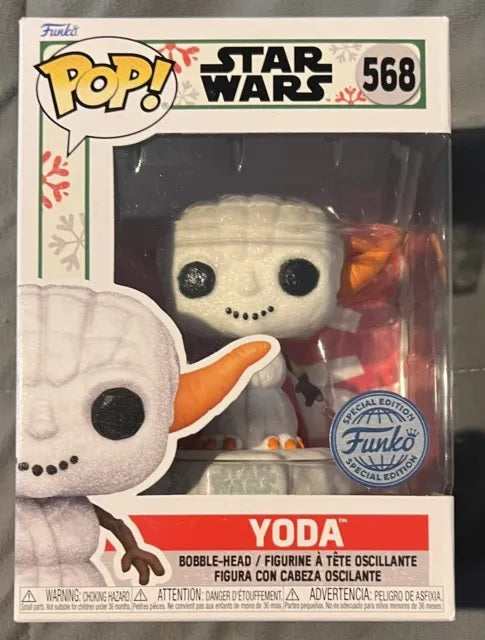 Funko POP! Star Wars Snowman Yoda funko exclusive /Special edition