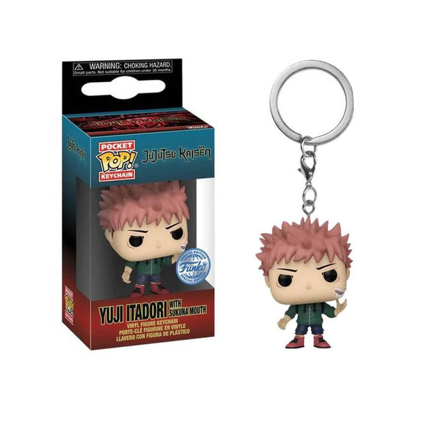 Funko Pocket Pop! Keychain -  Jujutsu Kaisen - Yuji Itadori with Sukuna Mouth