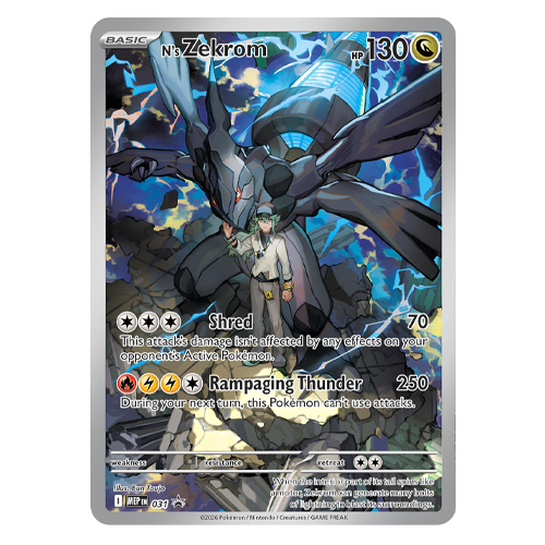 Pokemon Ascended Heroes N's Zekrom #31 Promo