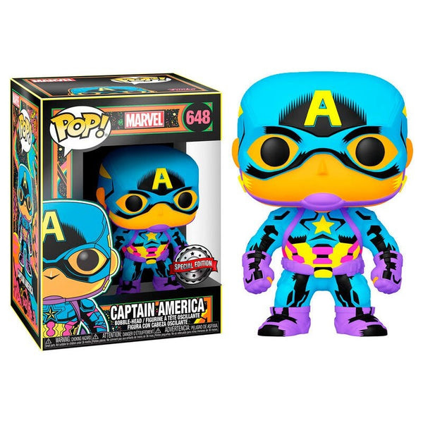 Funko Pop! Marvel:  BlackLight Collection