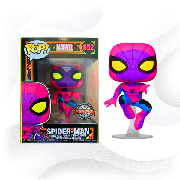 Funko Pop! Marvel:  BlackLight Collection
