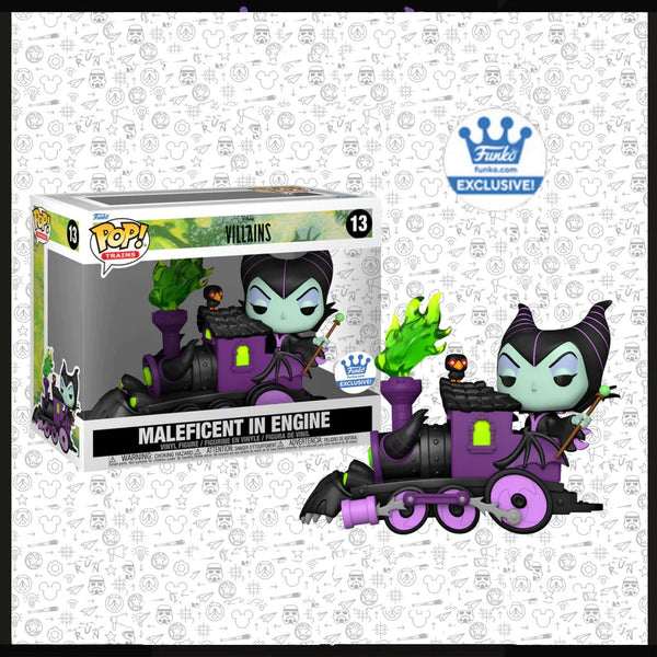 Funko Pop Disney Villains in Train Cart collection